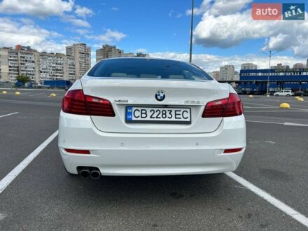 Белый БМВ 5 Серия, объемом двигателя 2 л и пробегом 129 тыс. км за 15900 $, фото 1 на Automoto.ua