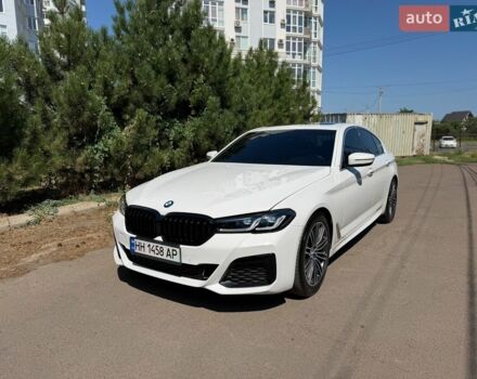 Белый БМВ 5 Серия, объемом двигателя 3 л и пробегом 123 тыс. км за 29500 $, фото 1 на Automoto.ua