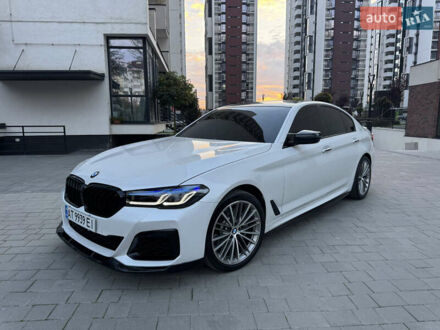 Белый БМВ 5 Серия, объемом двигателя 3 л и пробегом 146 тыс. км за 35000 $, фото 1 на Automoto.ua