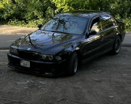 Черный БМВ 5 Серия, объемом двигателя 2.5 л и пробегом 350 тыс. км за 7050 $, фото 2 на Automoto.ua