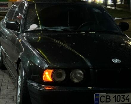 Черный БМВ 5 Серия, объемом двигателя 2 л и пробегом 400 тыс. км за 2600 $, фото 3 на Automoto.ua