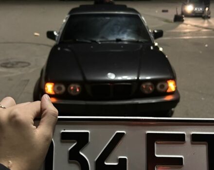 Черный БМВ 5 Серия, объемом двигателя 2 л и пробегом 400 тыс. км за 2600 $, фото 2 на Automoto.ua