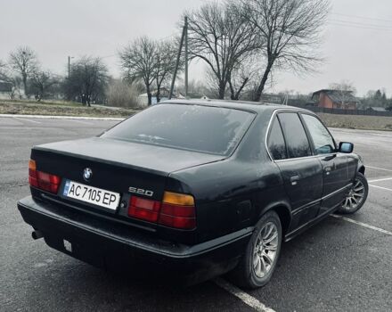 Черный БМВ 5 Серия, объемом двигателя 2 л и пробегом 450 тыс. км за 1420 $, фото 6 на Automoto.ua