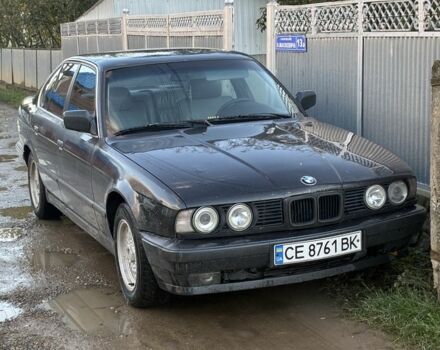 Черный БМВ 5 Серия, объемом двигателя 2.5 л и пробегом 400 тыс. км за 2200 $, фото 1 на Automoto.ua