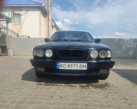 Черный БМВ 5 Серия, объемом двигателя 2.4 л и пробегом 298 тыс. км за 2800 $, фото 1 на Automoto.ua