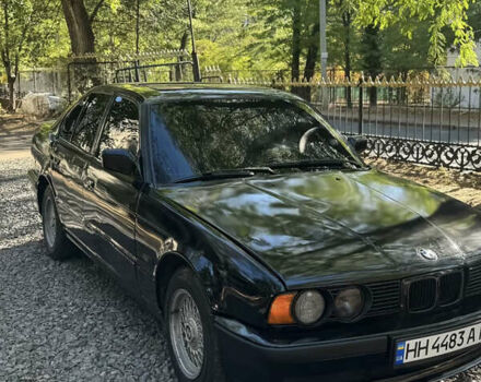 Черный БМВ 5 Серия, объемом двигателя 2 л и пробегом 340 тыс. км за 2300 $, фото 2 на Automoto.ua