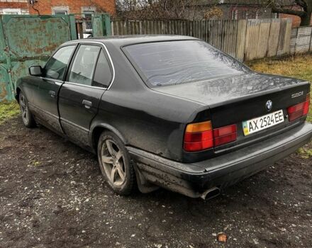 Черный БМВ 5 Серия, объемом двигателя 2 л и пробегом 352 тыс. км за 1600 $, фото 2 на Automoto.ua