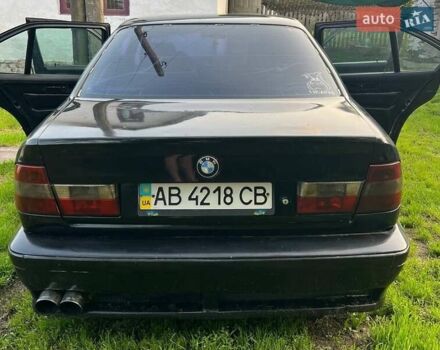 Черный БМВ 5 Серия, объемом двигателя 2.5 л и пробегом 376 тыс. км за 2400 $, фото 1 на Automoto.ua