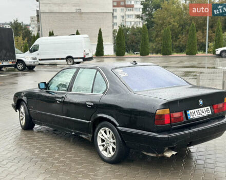 Черный БМВ 5 Серия, объемом двигателя 2.5 л и пробегом 300 тыс. км за 1650 $, фото 2 на Automoto.ua