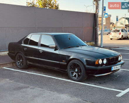 Черный БМВ 5 Серия, объемом двигателя 2 л и пробегом 350 тыс. км за 3450 $, фото 2 на Automoto.ua