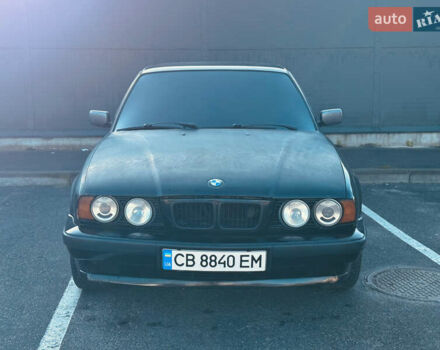 Черный БМВ 5 Серия, объемом двигателя 2 л и пробегом 350 тыс. км за 3450 $, фото 1 на Automoto.ua