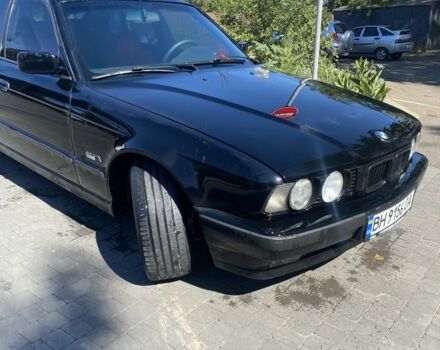 Черный БМВ 5 Серия, объемом двигателя 2.5 л и пробегом 350 тыс. км за 3000 $, фото 1 на Automoto.ua