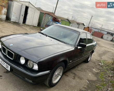 Черный БМВ 5 Серия, объемом двигателя 2 л и пробегом 349 тыс. км за 3000 $, фото 3 на Automoto.ua