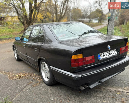 Черный БМВ 5 Серия, объемом двигателя 2.5 л и пробегом 471 тыс. км за 3500 $, фото 4 на Automoto.ua