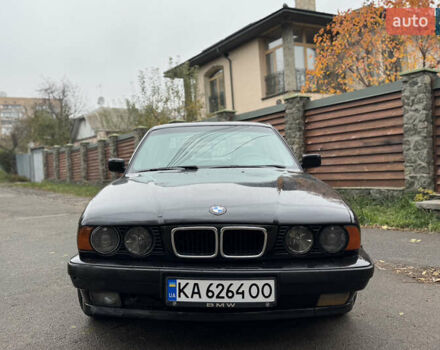 Черный БМВ 5 Серия, объемом двигателя 2.5 л и пробегом 471 тыс. км за 3500 $, фото 1 на Automoto.ua