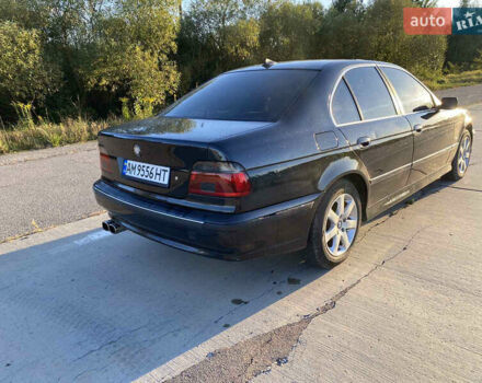 Черный БМВ 5 Серия, объемом двигателя 2 л и пробегом 269 тыс. км за 3299 $, фото 2 на Automoto.ua