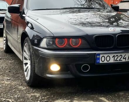 Черный БМВ 5 Серия, объемом двигателя 2.5 л и пробегом 300 тыс. км за 3000 $, фото 2 на Automoto.ua