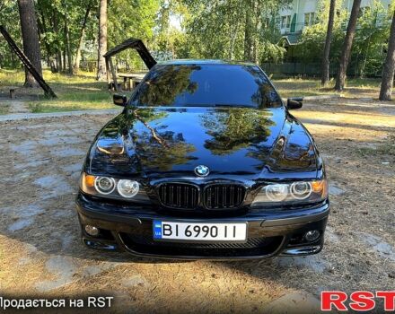 Черный БМВ 5 Серия, объемом двигателя 2.5 л и пробегом 350 тыс. км за 4500 $, фото 1 на Automoto.ua