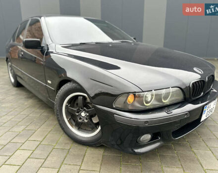 Черный БМВ 5 Серия, объемом двигателя 2.5 л и пробегом 460 тыс. км за 4800 $, фото 2 на Automoto.ua