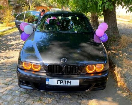 Черный БМВ 5 Серия, объемом двигателя 2.5 л и пробегом 400 тыс. км за 4000 $, фото 2 на Automoto.ua