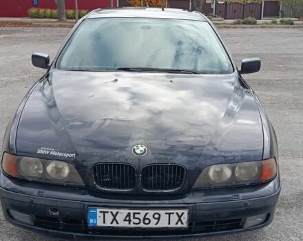 Черный БМВ 5 Серия, объемом двигателя 2.5 л и пробегом 320 тыс. км за 1850 $, фото 1 на Automoto.ua