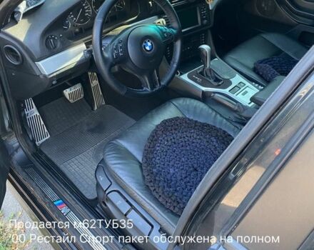 Черный БМВ 5 Серия, объемом двигателя 3.5 л и пробегом 270 тыс. км за 4500 $, фото 5 на Automoto.ua
