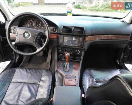 Черный БМВ 5 Серия, объемом двигателя 2.2 л и пробегом 288 тыс. км за 4950 $, фото 4 на Automoto.ua