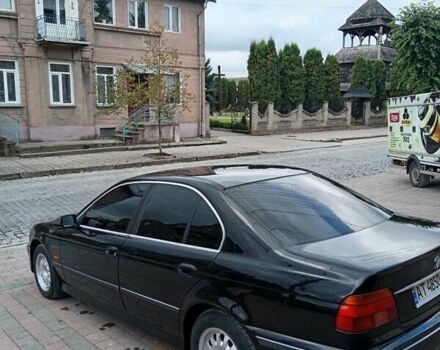Черный БМВ 5 Серия, объемом двигателя 2 л и пробегом 464 тыс. км за 3350 $, фото 1 на Automoto.ua
