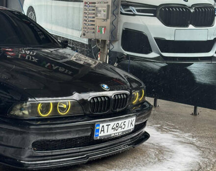 Черный БМВ 5 Серия, объемом двигателя 2.5 л и пробегом 350 тыс. км за 5555 $, фото 3 на Automoto.ua