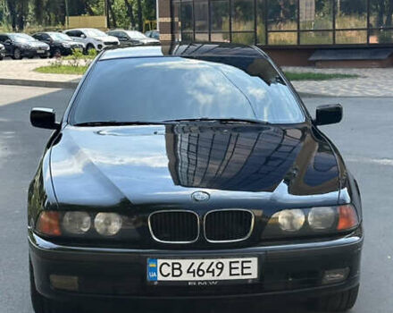 Черный БМВ 5 Серия, объемом двигателя 1.99 л и пробегом 322 тыс. км за 4750 $, фото 3 на Automoto.ua
