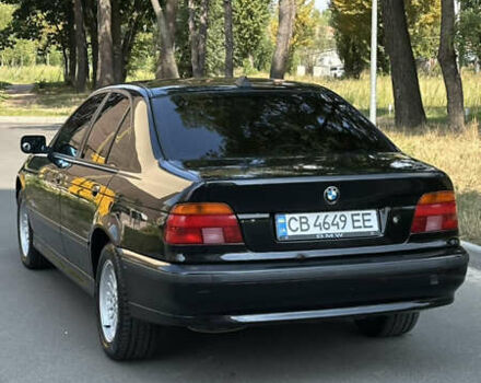Черный БМВ 5 Серия, объемом двигателя 1.99 л и пробегом 322 тыс. км за 4750 $, фото 6 на Automoto.ua