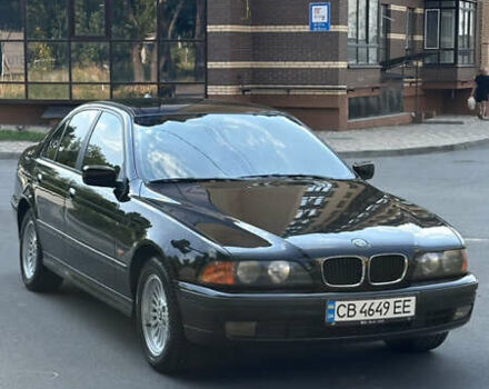 Черный БМВ 5 Серия, объемом двигателя 1.99 л и пробегом 322 тыс. км за 4750 $, фото 4 на Automoto.ua