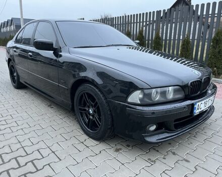 Черный БМВ 5 Серия, объемом двигателя 2.5 л и пробегом 300 тыс. км за 6700 $, фото 5 на Automoto.ua