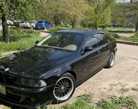 Черный БМВ 5 Серия, объемом двигателя 2.5 л и пробегом 350 тыс. км за 7150 $, фото 1 на Automoto.ua