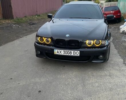 Черный БМВ 5 Серия, объемом двигателя 3.5 л и пробегом 268 тыс. км за 5500 $, фото 1 на Automoto.ua