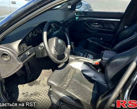 Чорний БМВ 5 Серія, об'ємом двигуна 3 л та пробігом 383 тис. км за 7900 $, фото 6 на Automoto.ua