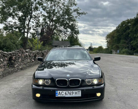 Черный БМВ 5 Серия, объемом двигателя 3 л и пробегом 348 тыс. км за 6700 $, фото 3 на Automoto.ua