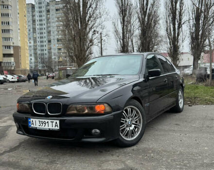 Черный БМВ 5 Серия, объемом двигателя 2.5 л и пробегом 300 тыс. км за 4300 $, фото 1 на Automoto.ua