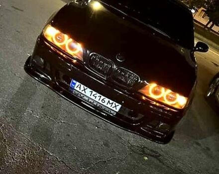 Черный БМВ 5 Серия, объемом двигателя 3 л и пробегом 383 тыс. км за 7900 $, фото 1 на Automoto.ua