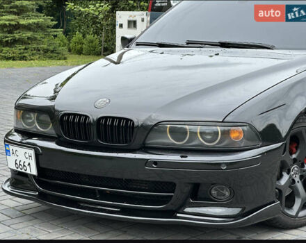 Черный БМВ 5 Серия, объемом двигателя 2.93 л и пробегом 408 тыс. км за 14000 $, фото 1 на Automoto.ua