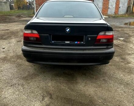 Черный БМВ 5 Серия, объемом двигателя 3 л и пробегом 446 тыс. км за 6500 $, фото 3 на Automoto.ua
