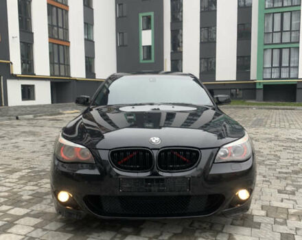 Черный БМВ 5 Серия, объемом двигателя 3 л и пробегом 447 тыс. км за 7799 $, фото 1 на Automoto.ua