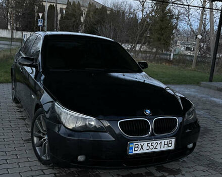 Черный БМВ 5 Серия, объемом двигателя 3 л и пробегом 380 тыс. км за 7800 $, фото 1 на Automoto.ua