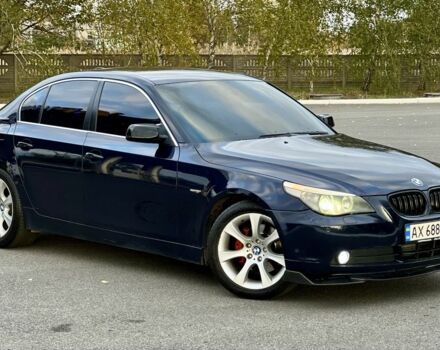 Черный БМВ 5 Серия, объемом двигателя 3 л и пробегом 295 тыс. км за 8599 $, фото 2 на Automoto.ua