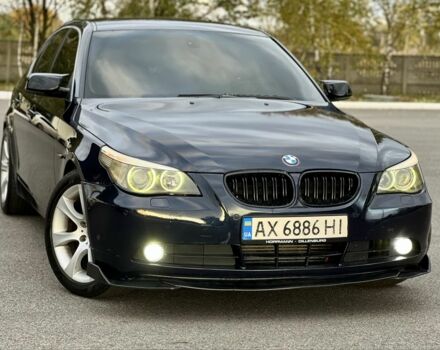 Черный БМВ 5 Серия, объемом двигателя 3 л и пробегом 295 тыс. км за 8599 $, фото 5 на Automoto.ua