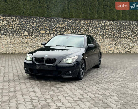 Черный БМВ 5 Серия, объемом двигателя 3 л и пробегом 320 тыс. км за 8800 $, фото 2 на Automoto.ua