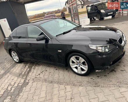 Черный БМВ 5 Серия, объемом двигателя 2.5 л и пробегом 490 тыс. км за 4900 $, фото 1 на Automoto.ua