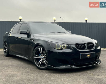 Черный БМВ 5 Серия, объемом двигателя 4.39 л и пробегом 215 тыс. км за 11500 $, фото 1 на Automoto.ua