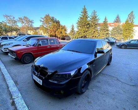 Черный БМВ 5 Серия, объемом двигателя 3 л и пробегом 320 тыс. км за 8000 $, фото 4 на Automoto.ua