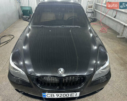 Черный БМВ 5 Серия, объемом двигателя 3 л и пробегом 389 тыс. км за 7800 $, фото 2 на Automoto.ua